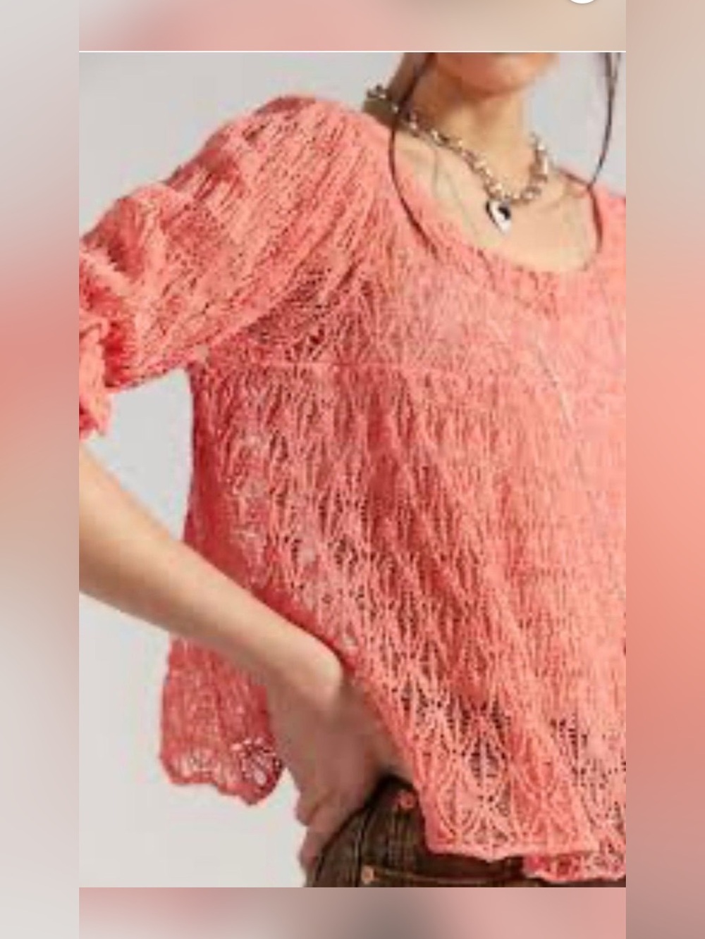Free People Moonstruck Babydoll Blouse Size M NWT
